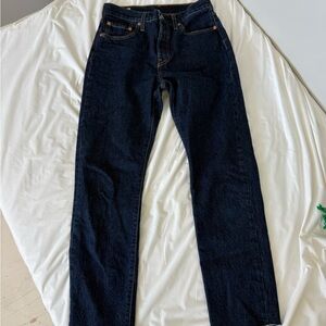 Levi's Women's Straight Leg Jeans - Dark Blue